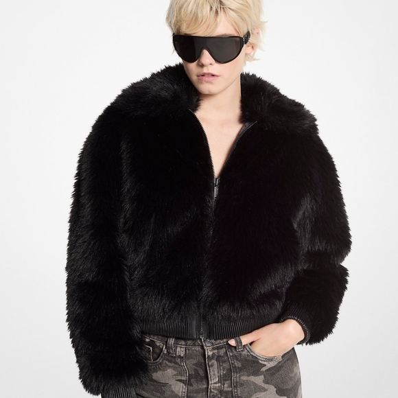Faux fur bomber - Picture 2 of 4
